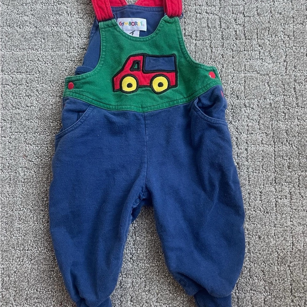 Vintage Gymboree Truck Overalls